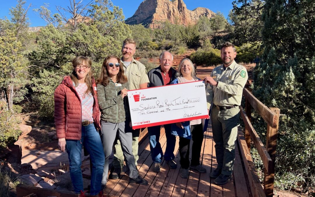 KFC Foundation Grants Sedona Red Rock Trail Fun a $10,000 Kentucky Fried Wish